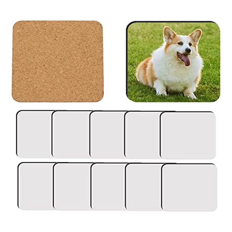 BHBL 12개 승화 인쇄용 사각 코스터 블랭크 대량  - Coaster Sublimation Blank 리뷰 및 가격