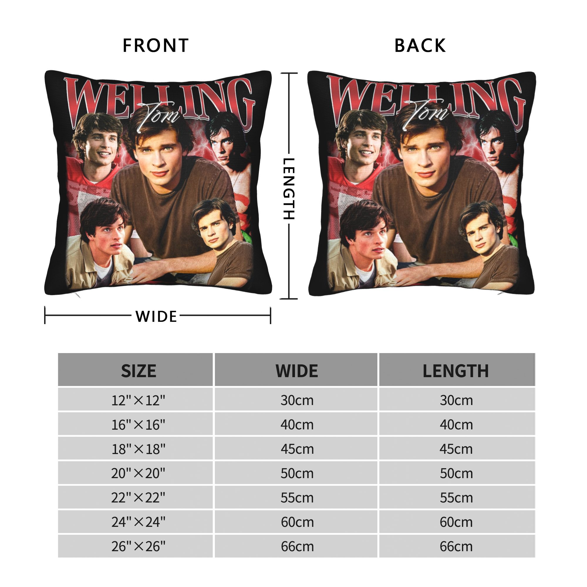 빈티지 웰링 톰 히티드 라이벌리 베개 커버 부드러운 패 - Pillow Cover Sublimation 리뷰 및 가격
