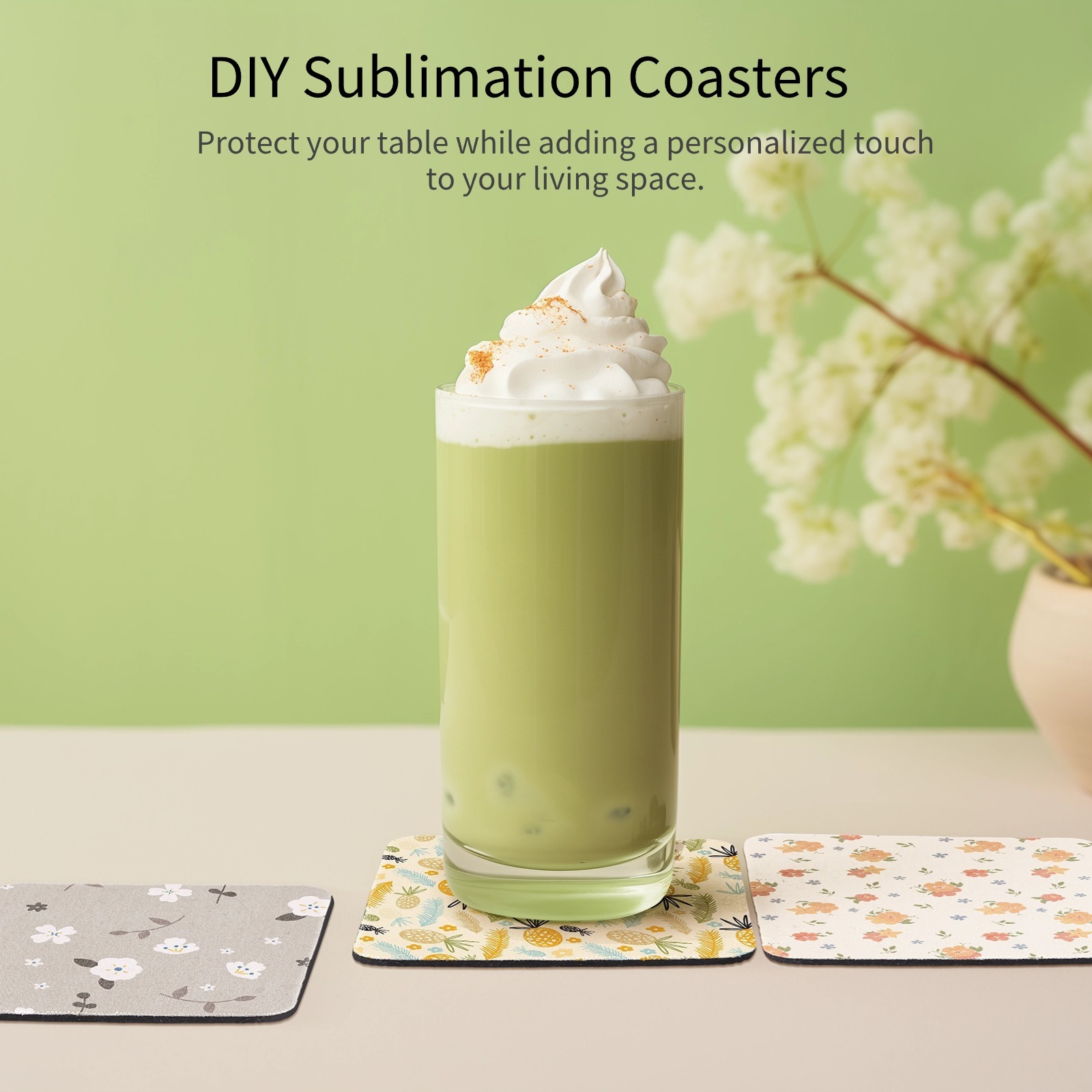 미끄럼 방지 사각 블랭크 컵 매트 승화 코스터, 승화  - Coaster Sublimation Blank 리뷰 및 가격