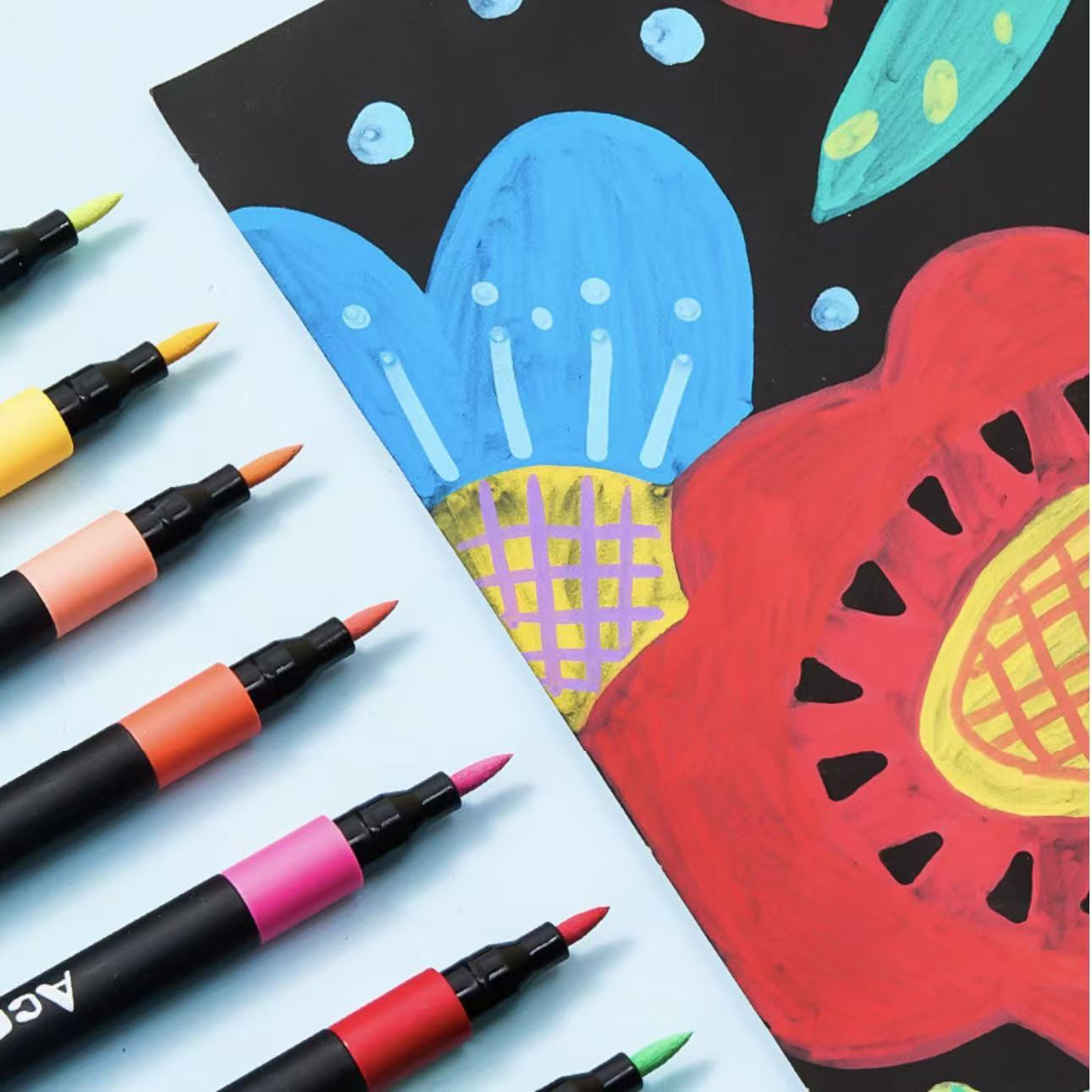 12/24/36pcs 소프트 브러쉬 팁 아크릴 마커 펜 - Copic Marker Classic 리뷰 및 가격